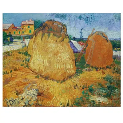 Vincent van Gogh 1888 Haystacks in Provence
