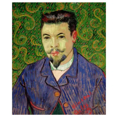 Vincent van Gogh 1889 Portrait of Dr. Felix Rey