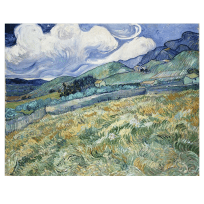 Vincent van Gogh 1889 Saint Rémy Landscape