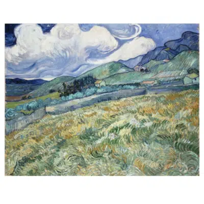 Vincent van Gogh 1889 Saint Rémy Landscape