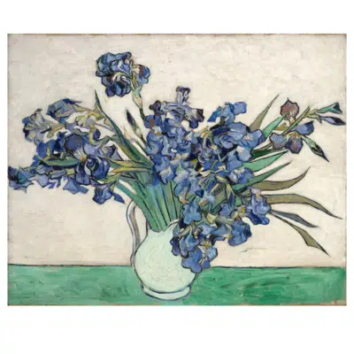 Vincent van Gogh 1890 Irises - Vase with Irises