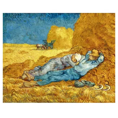 Vincent van Gogh 1890 Noon, rest from work (after Millet)