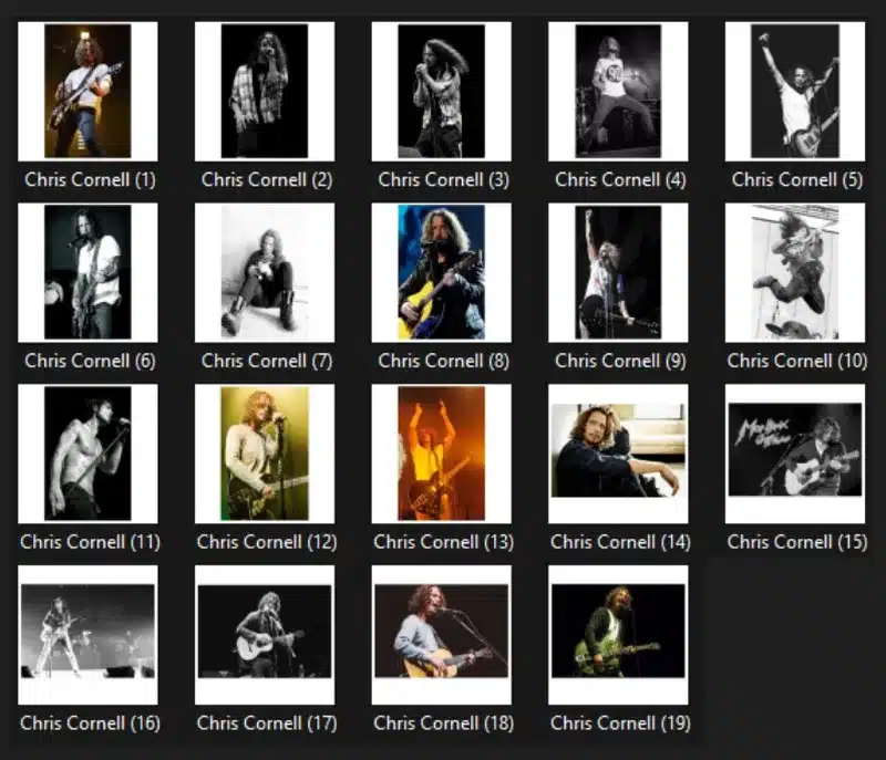Vocal and Guitarist Chris Cornell Pictures Printed on Canvas