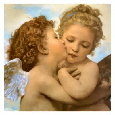 William Adolphe Bouguereau 1890 Lamour and Psyche