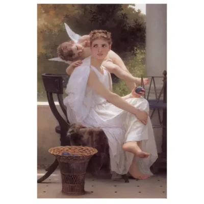 Work Interrupted by William Adolphe Bouguereau 1891