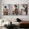 Abstract Female Wall Art Paintings Printed on Canvas