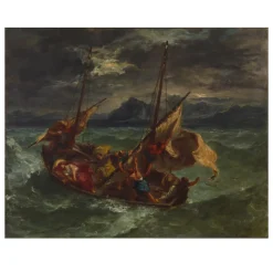 Christ on the Sea of Galilee by Eugène Delacroix 1854
