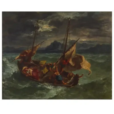 Christ on the Sea of Galilee by Eugène Delacroix 1854