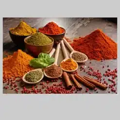 Colorful Spices Grains Kitchen Picture Printed on Canvas - Image 3