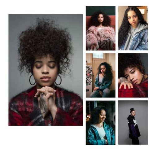 Ella Mai Singer Pictures Printed on Canvas