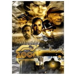 Formula 1 World Champions F1 Paintings Printed on Canvas - Image 2