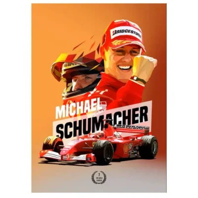 Formula 1 World Champions F1 Paintings Printed on Canvas - Image 11