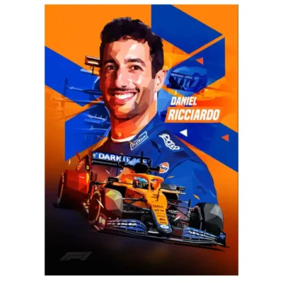 Formula 1 World Champions F1 Paintings Printed on Canvas - Image 17