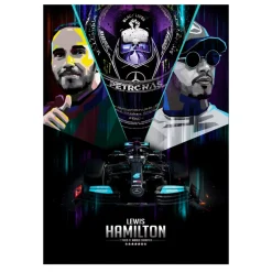 Formula 1 World Champions F1 Paintings Printed on Canvas - Image 3
