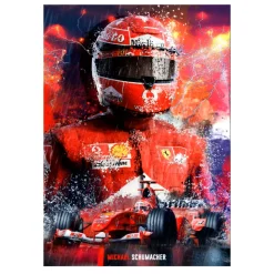 Formula 1 World Champions F1 Paintings Printed on Canvas - Image 21