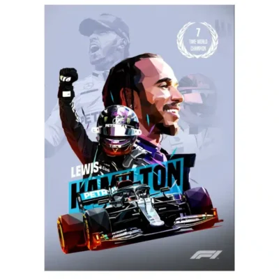 Formula 1 World Champions F1 Paintings Printed on Canvas - Image 8