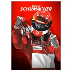 Formula 1 World Champions F1 Paintings Printed on Canvas - Image 7
