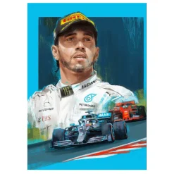 Formula 1 World Champions F1 Paintings Printed on Canvas - Image 10