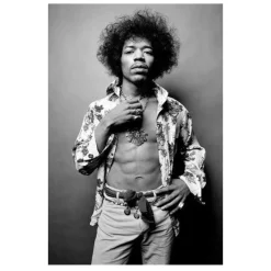 Colorful Artworks of Jimi Hendrix Printed on Canvas - Image 13