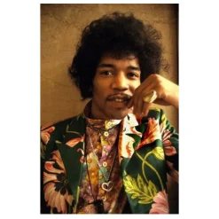 Colorful Artworks of Jimi Hendrix Printed on Canvas - Image 4