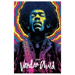 Colorful Artworks of Jimi Hendrix Printed on Canvas - Image 8
