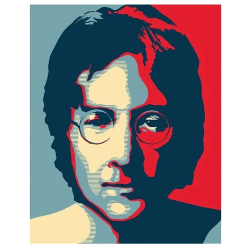 John Lennon Imagine Artwork Printed on Canvas - Image 5