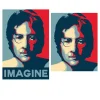 John Lennon Imagine Artwork Printed on Canvas