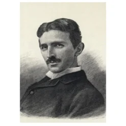 Portrait of Nikola Tesla