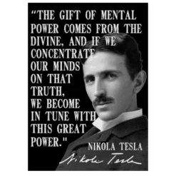Portrait of Nikola Tesla