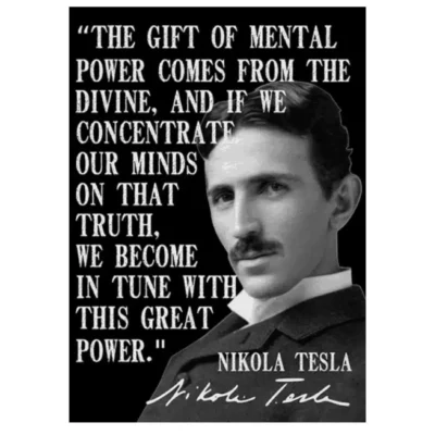 Portrait of Nikola Tesla