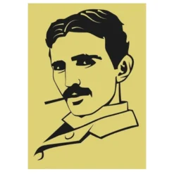 Portrait of Nikola Tesla (6)