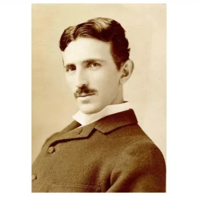 Portrait of Nikola Tesla (7)