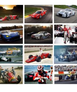 Race Car Classical Artworks Printed on Canvas