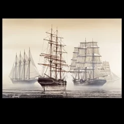 Schooner and Merchant Sailing Ships Artwork