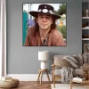 Stevie Ray Vaughan Blues Guitarist Picture Printed on Canvas