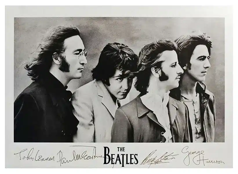 The Beatles John Paul Ringo and George