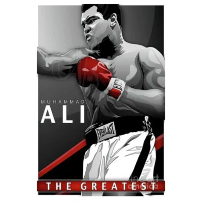 Top Boxers Paintings and Pictures Printed on Canvas - Image 11