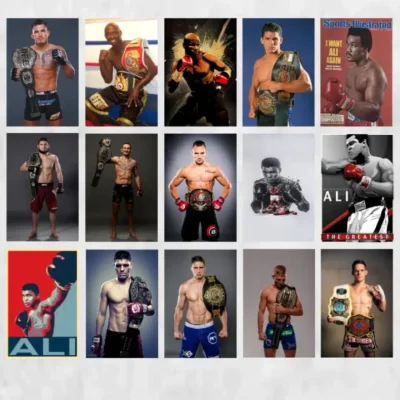 Top Boxers Paintings and Pictures Printed on Canvas