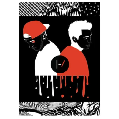 Twenty One Pilots Rock Band Artworks Printed on Canvas - Image 15