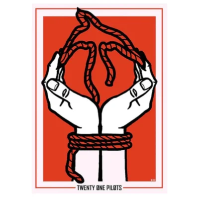 Twenty One Pilots Rock Band Artworks Printed on Canvas - Image 19