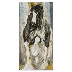 Beautiful Running Horse Paintings Printed on Canvas - Image 4