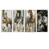 Beautiful Running Horse Paintings Printed on Canvas