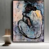 Blue Nude by Pablo Picasso Printed on Canvas
