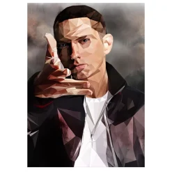 Eminem Musician Artist Artwork Printed on Canvas - Image 3