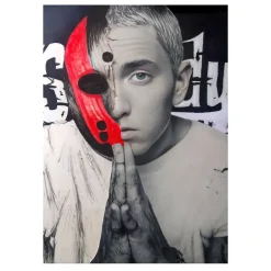 Eminem Musician Artist Artwork Printed on Canvas - Image 6
