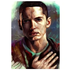 Eminem Musician Artist Artwork Printed on Canvas - Image 7