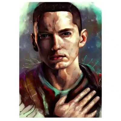 Eminem Musician Artist Artwork Printed on Canvas - Image 7