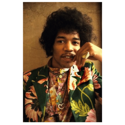 Jimi Hendrix Colorful Art 3