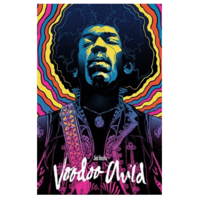 Jimi Hendrix Colorful Art 7