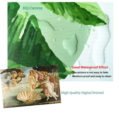 The Birth of Venus Painting by Sandro Botticelli Printed on Canvas - Image 5